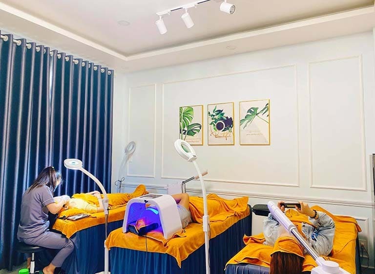 spa trị mụn gfo vấp uy tín, hiện đại
