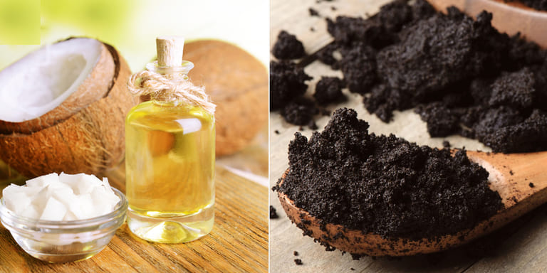 cách trị mụn bằng bã cà phê an toàn